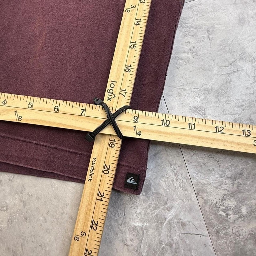 Faded purple burgundy quiksilver shorts size 32 - Picture 8 of 8